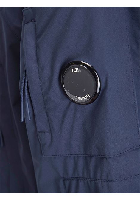 pro-teck hooded lens jacket man navy C.P. COMPANY | 20CMOW011A-110264A889